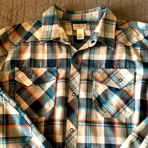 LL Bean Flannel XL Tall